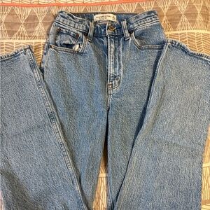 Abercrombie & Fitch Light Blue Straight Leg Jeans